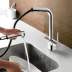 NAT1785TG DORADO CEPILLADO monoman. cocina osmosis extraíble - Imagen 2