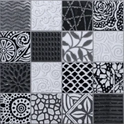 DECORADO ML-3301 30x30, pasta blanca.