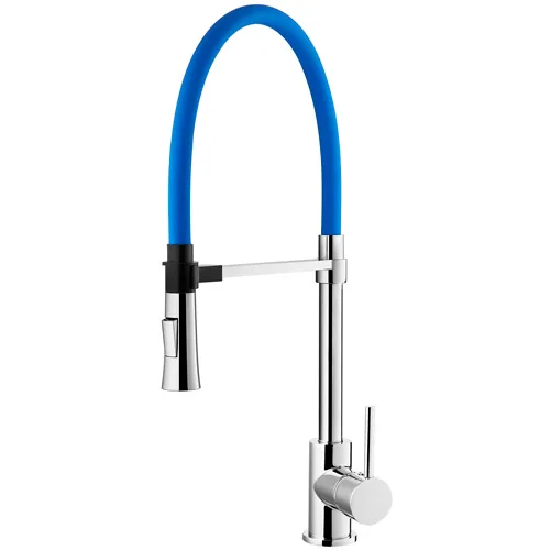 GRIFERÍA MONOMANDO AZUL cocina