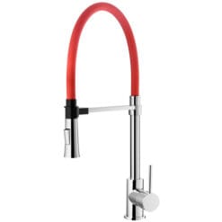 GRIFERÍA MONOMANDO ROJO cocina