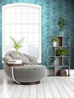 MYSTIC TURQUESA 12,5X6,3 Pasta blanca