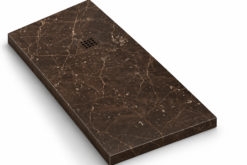 PLATO DUCHA STONE 3D OASIS MARRÓN OSCURO
