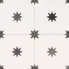 Realonda ceramica porcelanico hidraulic star white 44x44