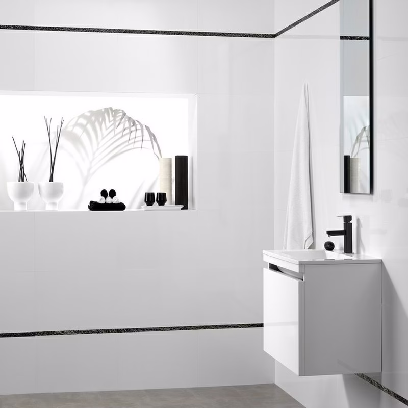 BLANCO MATE 33,3x90 rectificado