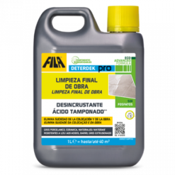DETERDEK PRO Limpieza final de obra.