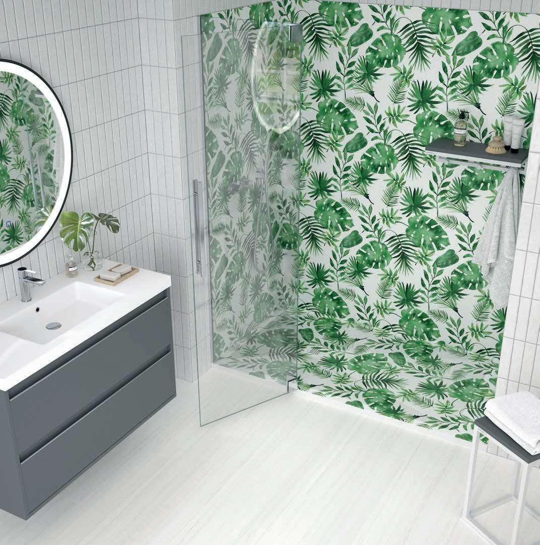 PLATO DUCHA STONE 3D HOJAS 01 - Imagen 2