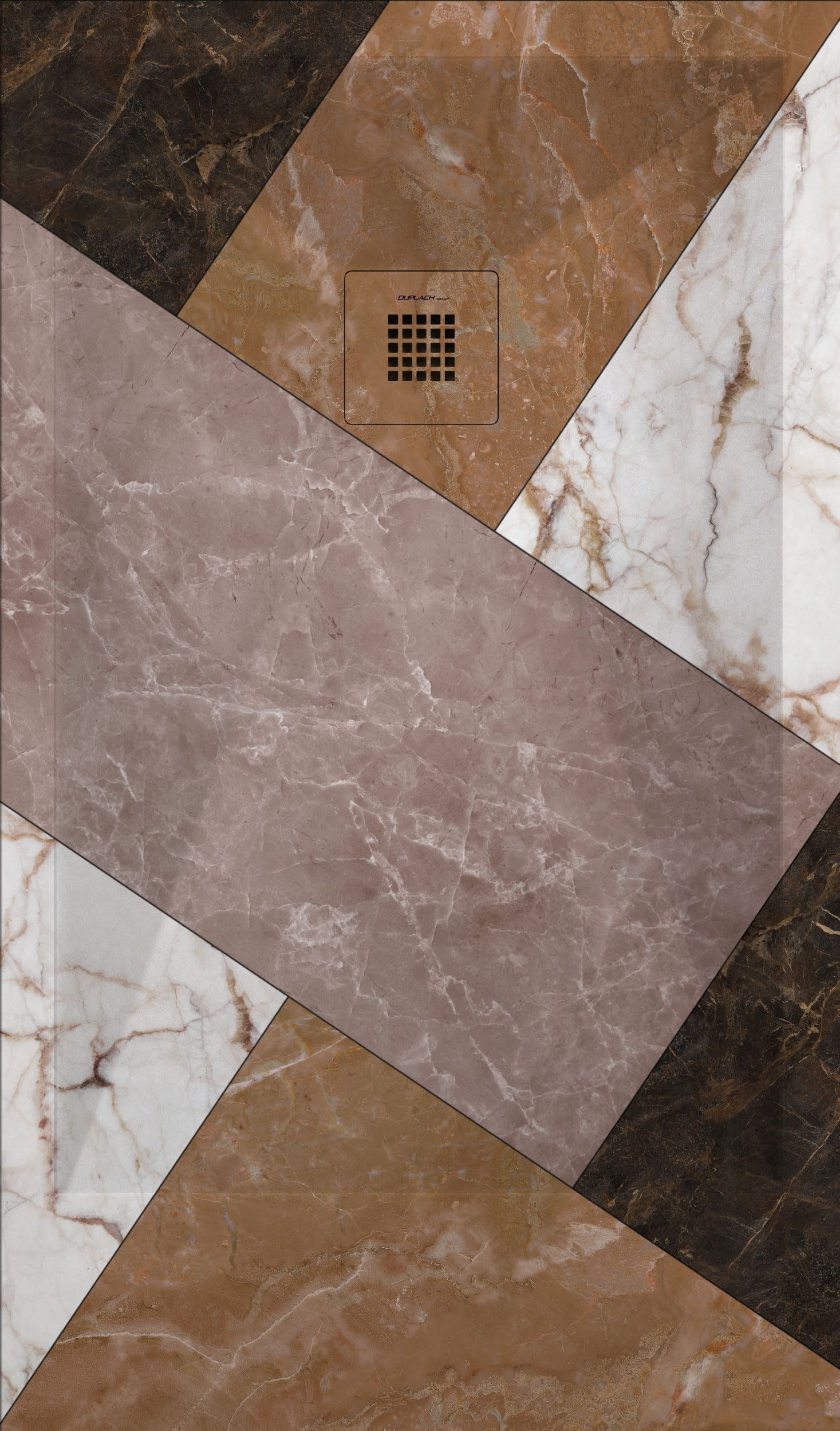 PLATO DUCHA STONE 3D MOSAICO 02 COLOR - Imagen 3