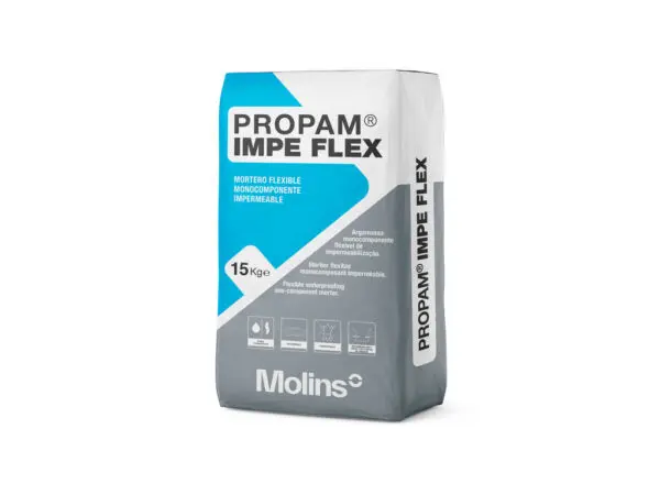propam impe flex 15kg. mortero impermeabilizante. Propamsa / molins