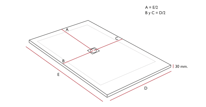 PLATO DUCHA STONE SORTY BLANCO - Imagen 5