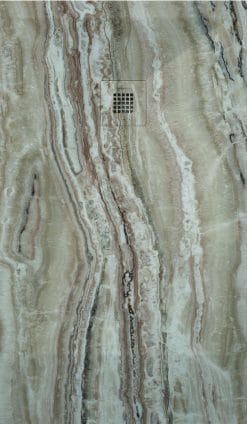 PLATO DUCHA STONE 3D TRAVERTINO MARRÓN