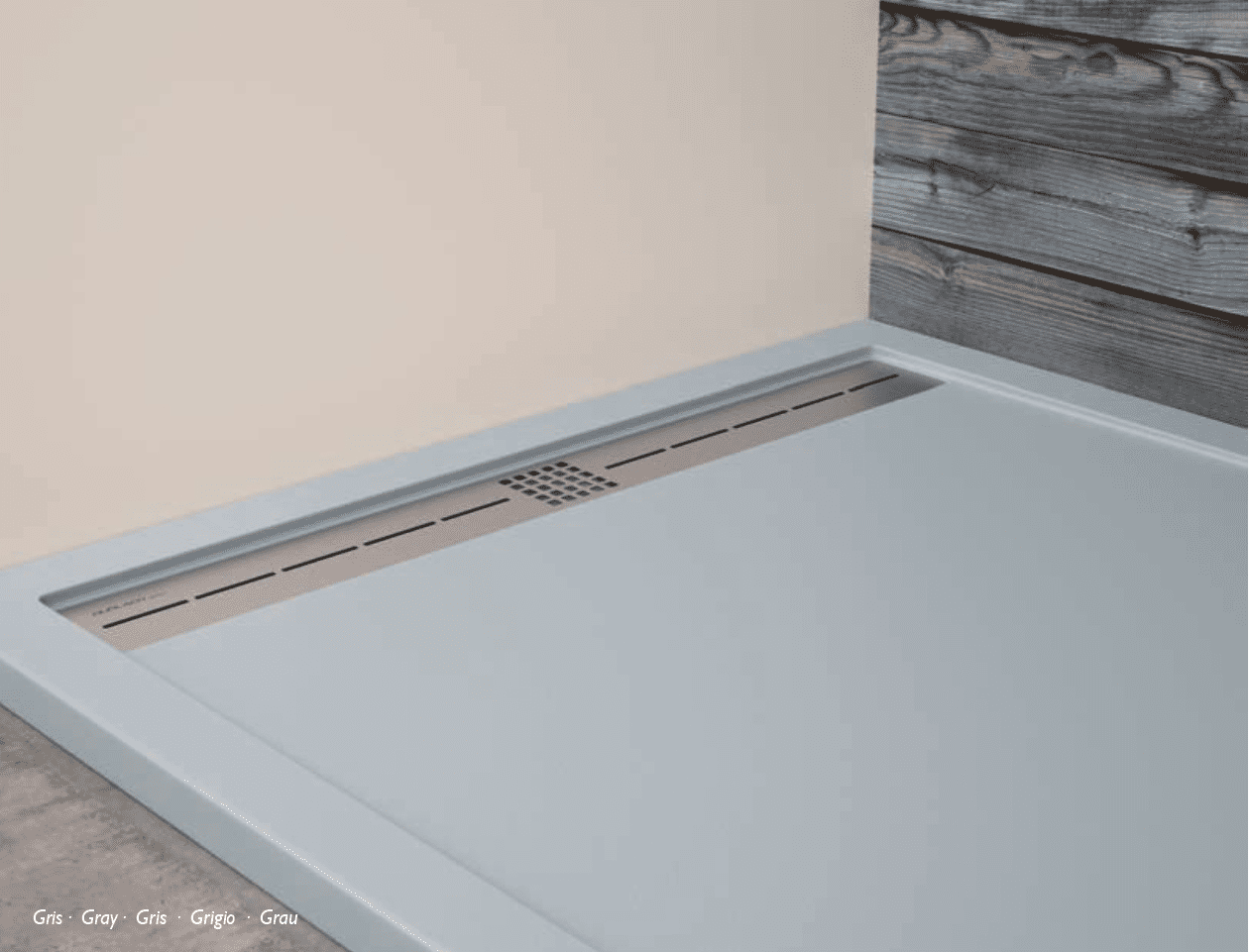 PLATO DUCHA STONE CACH GRIS - Imagen 3