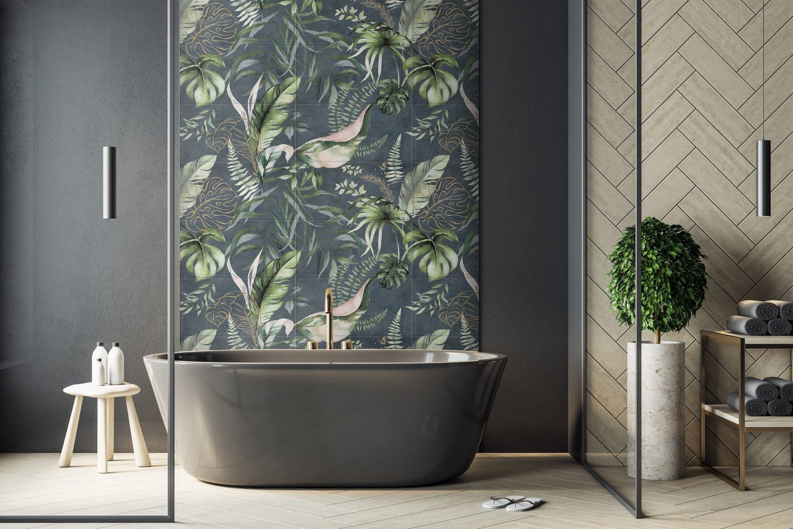 DECOR JUNGLE DARK 30X60 rectificado