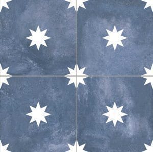 OFERTA Porcelánico hidráulico STAR NAVY 44x44 Realonda