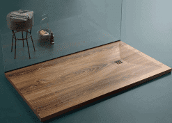 PLATO DUCHA STONE 3D MADERA NOGAL