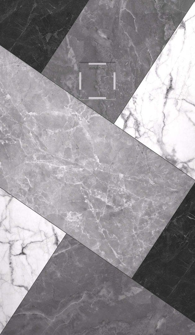 PLATO DUCHA STONE 3D MOSAICO 02 BN