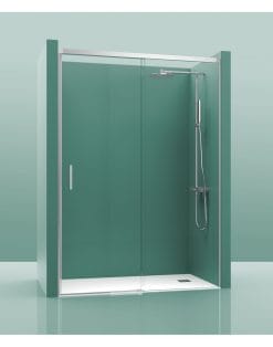 MAMPARA FRONTAL C100 Fijo + Puerta