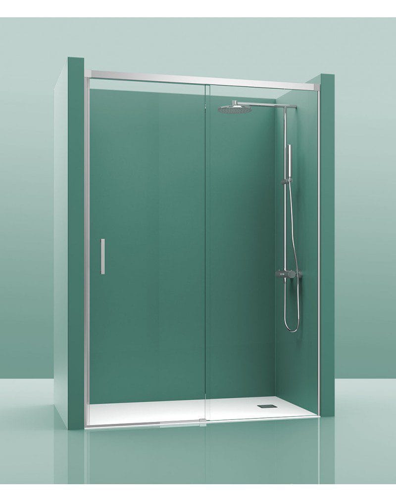 MAMPARA FRONTAL C100 Fijo + Puerta