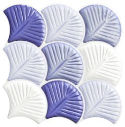 SCALE SHELL BLUE 30,7X30,7 Porcelánico