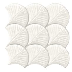 SCALE SHELL WHITE 30,7X30,7 Porcelánico