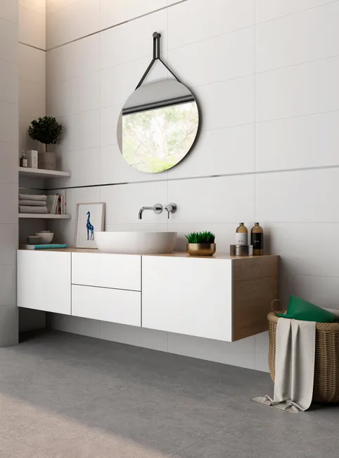 BLANCO MATE 30X60 azulejo pasta roja - Imagen 2