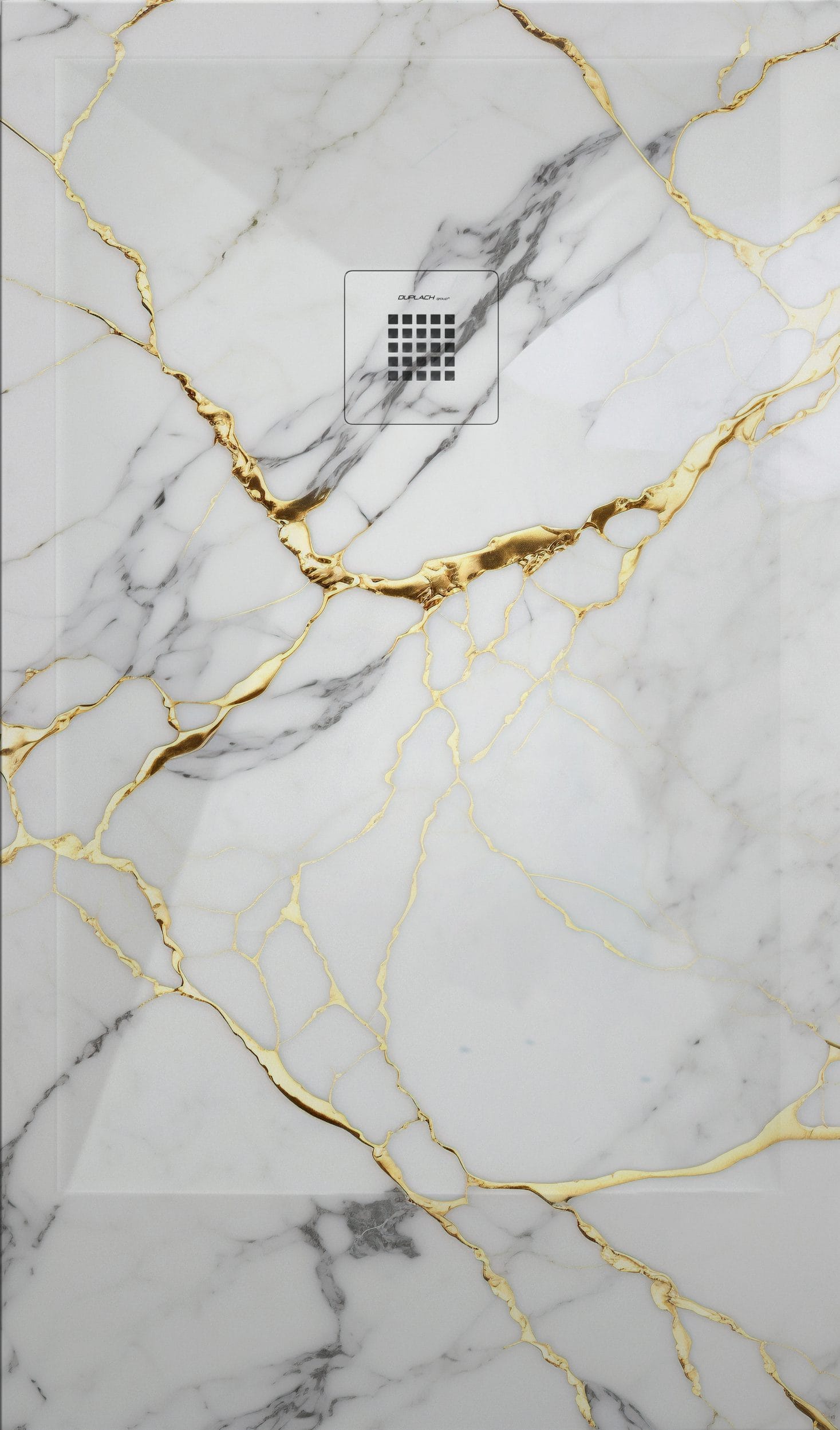 PLATO DUCHA STONE 3D MARMOLADO ORO