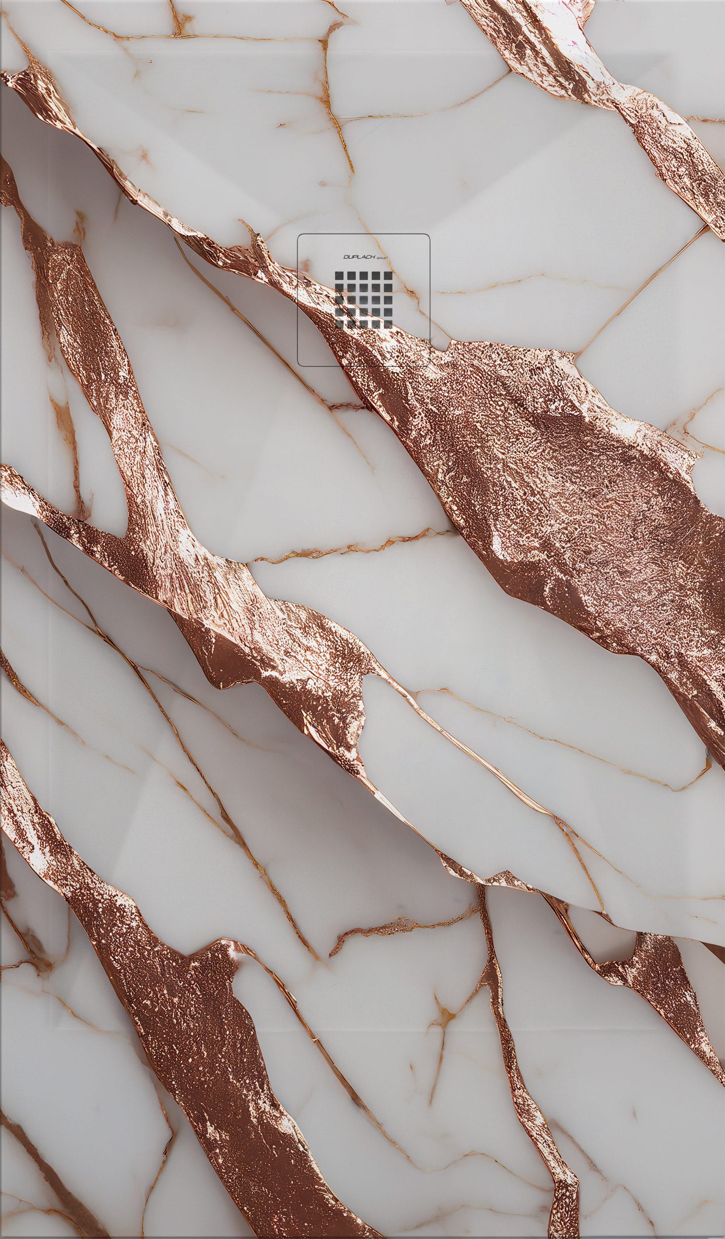 PLATO DUCHA STONE 3D MÁRMOL ORO ROSA