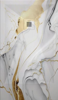 PLATO DUCHA STONE 3D VETA ORO