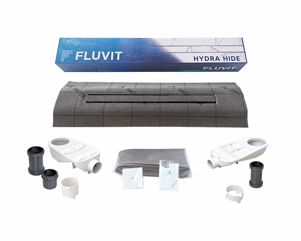 FLUVIT HYDRA HIDE-Sistema de desagüe alicatable para ducha - Imagen 4