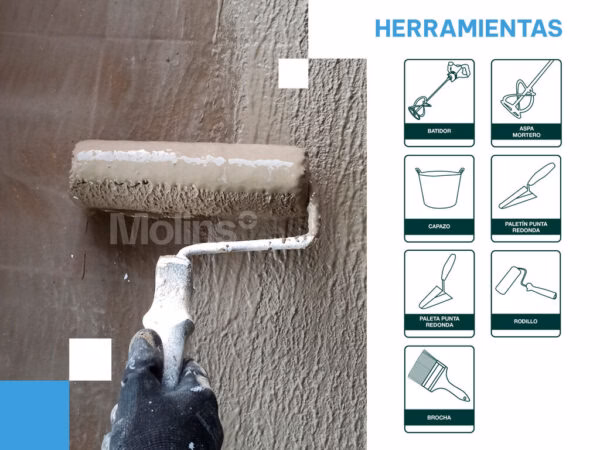 PROPAM IMPE FLEX RADÓN 15KG mortero impermeabilizante - Imagen 3