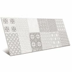 PRAGA DECOR GRIS 30x90 pasta blanca rect.