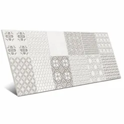 PRAGA DECOR GRIS 30x90 pasta blanca rect.