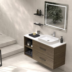 Mueble de baño TEIDE RIBONS | Suspendido, 2 cajones