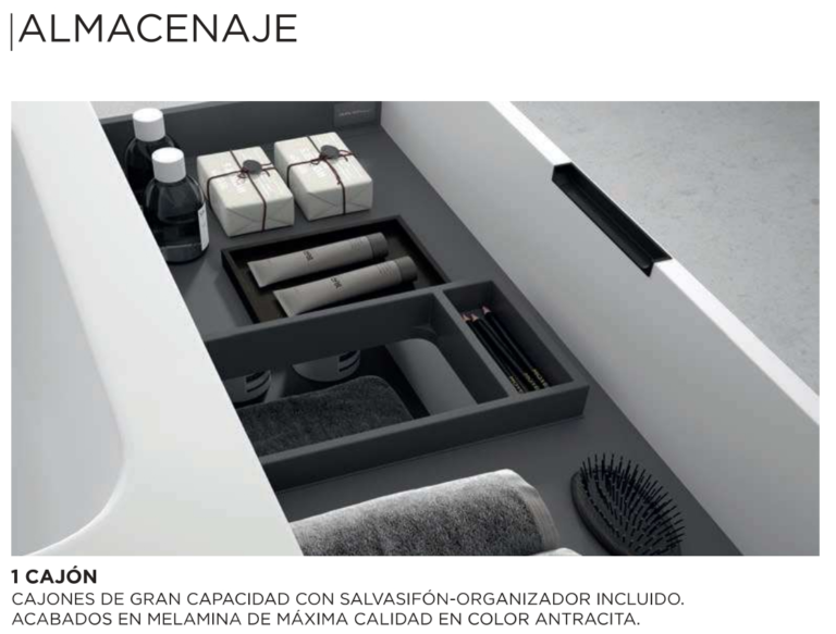 Organizador del cajón superior