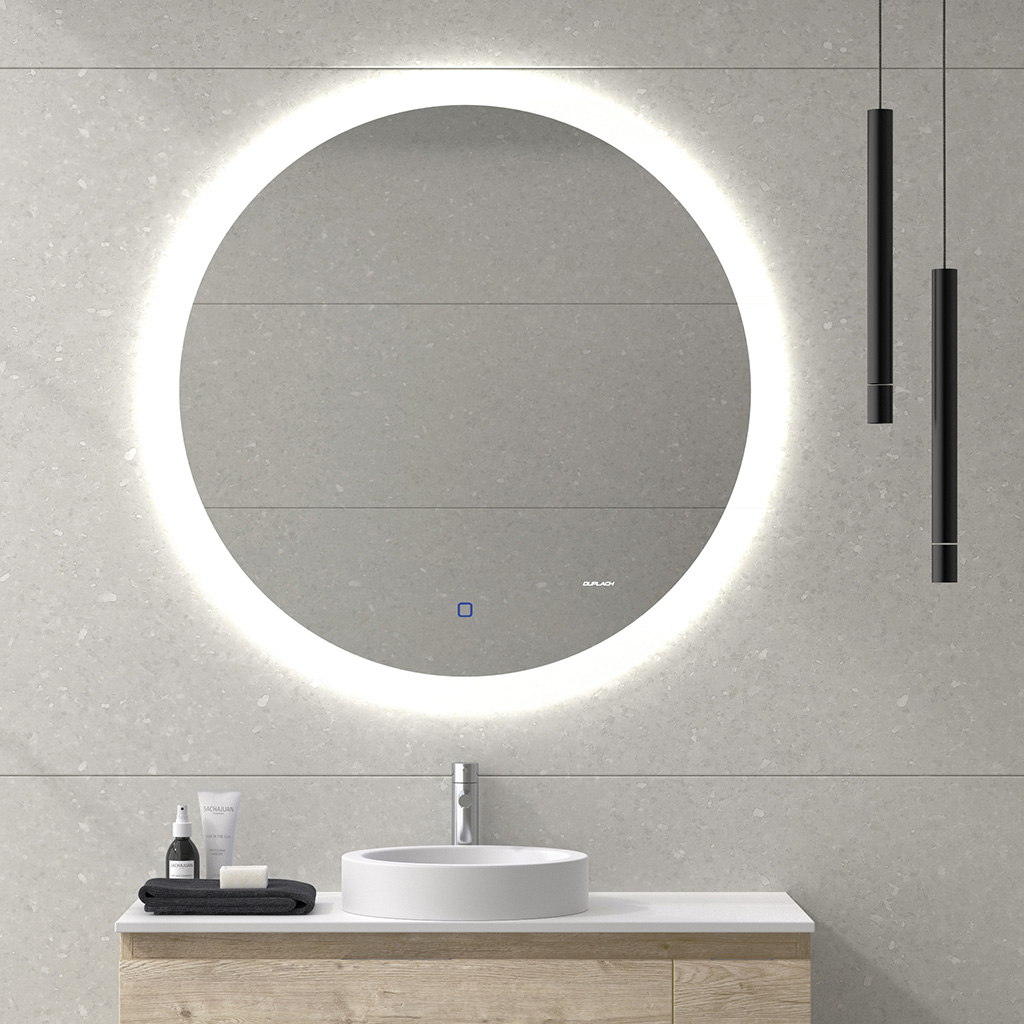 Espejo de baño Duplach Redondo Retroiluminado