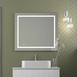 Espejo de baño Duplach rectangular LED