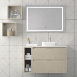 Mueble de baño ETNA NAIROBI | Suspendido, 2 cajones