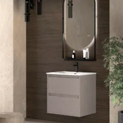 Mueble de baño ETNA CAIRO | Suspendido, 2 cajones