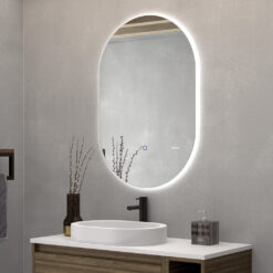 Espejo de baño Duplach Óvalo LED