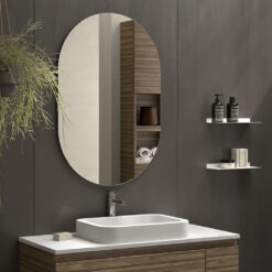 Espejo de baño Duplach Óvalo Liso
