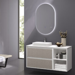 Mueble de baño ZAO CAIRO | Suspendido, 2 cajones